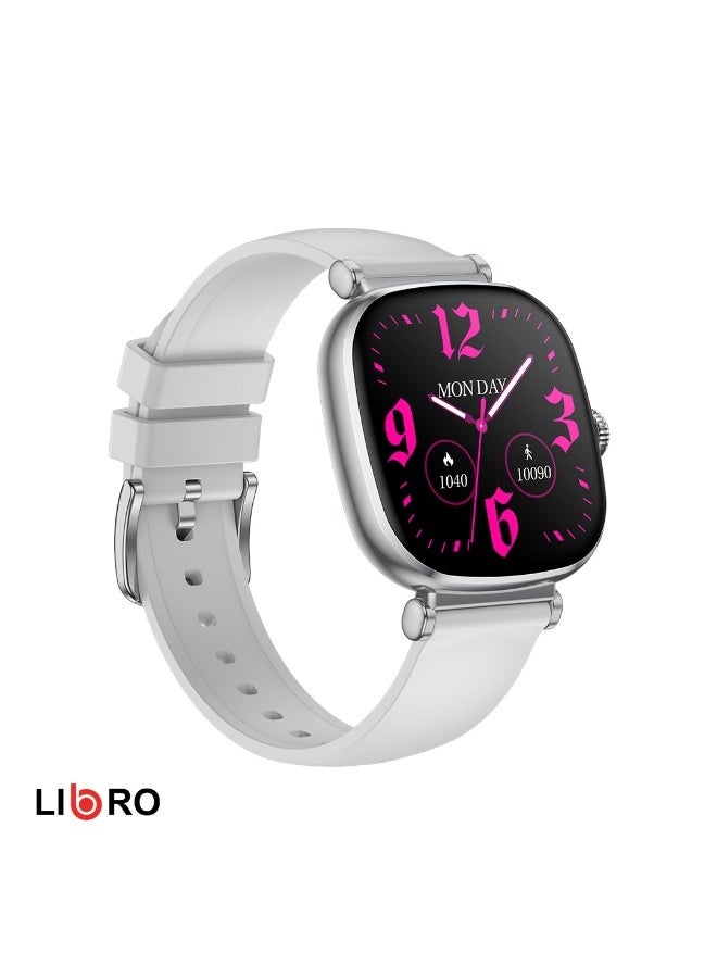 Libro Aura – Fashion  Smartwatch Silver - Image 4